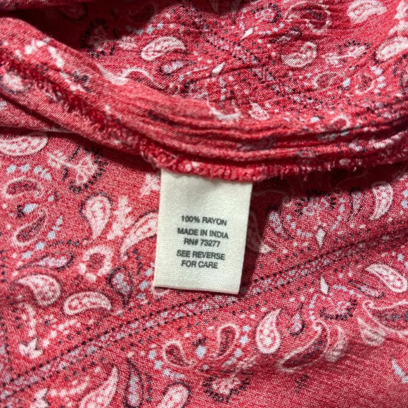 MUDD Bandana Print Red Dress Size XS - Picture 9 of 13